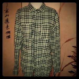 Quicksilver Plaid Button Up